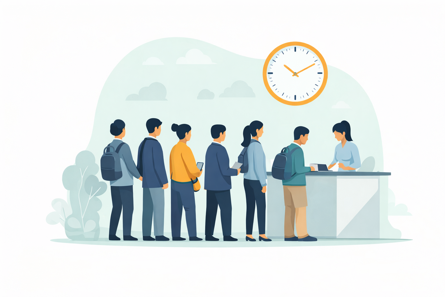Long Check-In Times